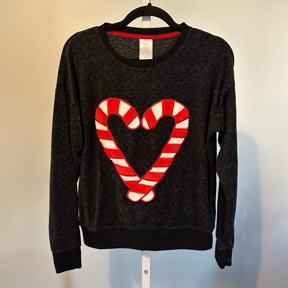 Super Soft Candy Cane Sleepwear Top